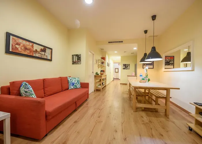Ramblasrentals Chic & Spacious Flat Pool Table 15m Ramblas - Parking - Wifi Appartement *
